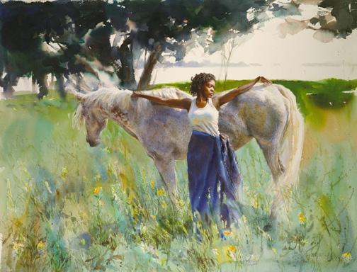 Mary Whyte Figurative watercolor paintings #artpeople
